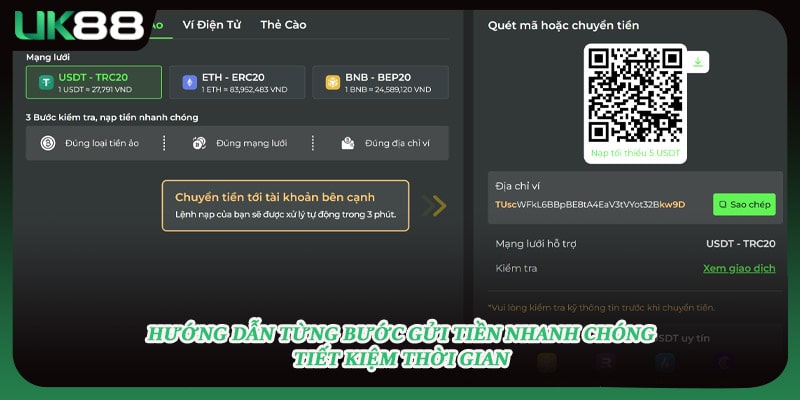 Hướng dẫn từng bước gửi tiền nhanh chóng, tiết kiệm thời gian