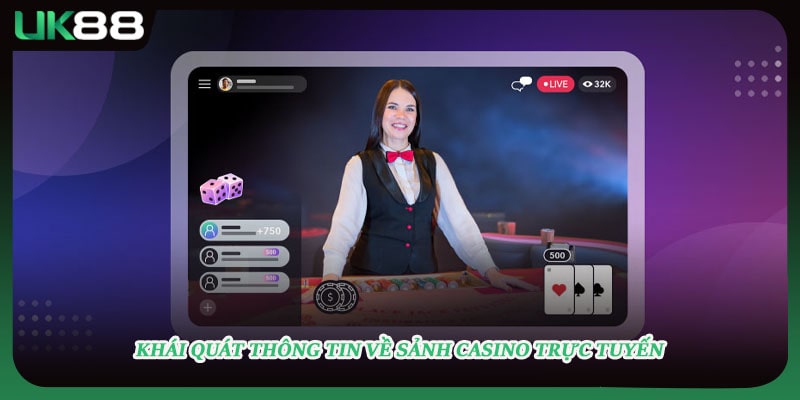 Khái quát thông tin về sảnh casino trực tuyến 