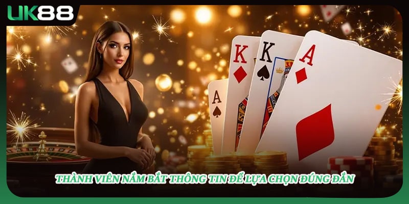 Thành viên nắm bắt thông tin để lựa chọn đúng đắn