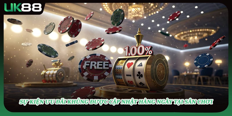 Sự kiện ưu đãi khủng được cập nhật hàng ngày tại sân chơi